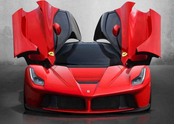 What is the number of Ferrari cars in Lebanon?